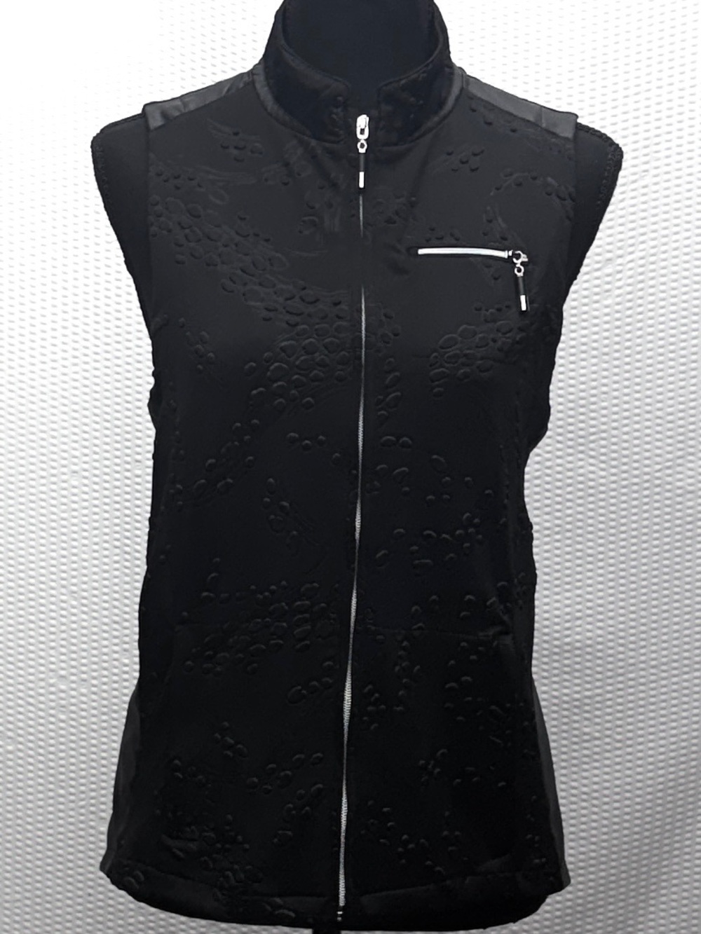 Jamie Sadock Ignite Golf Vest Womens M NWT Black Quilted Zip Jacket